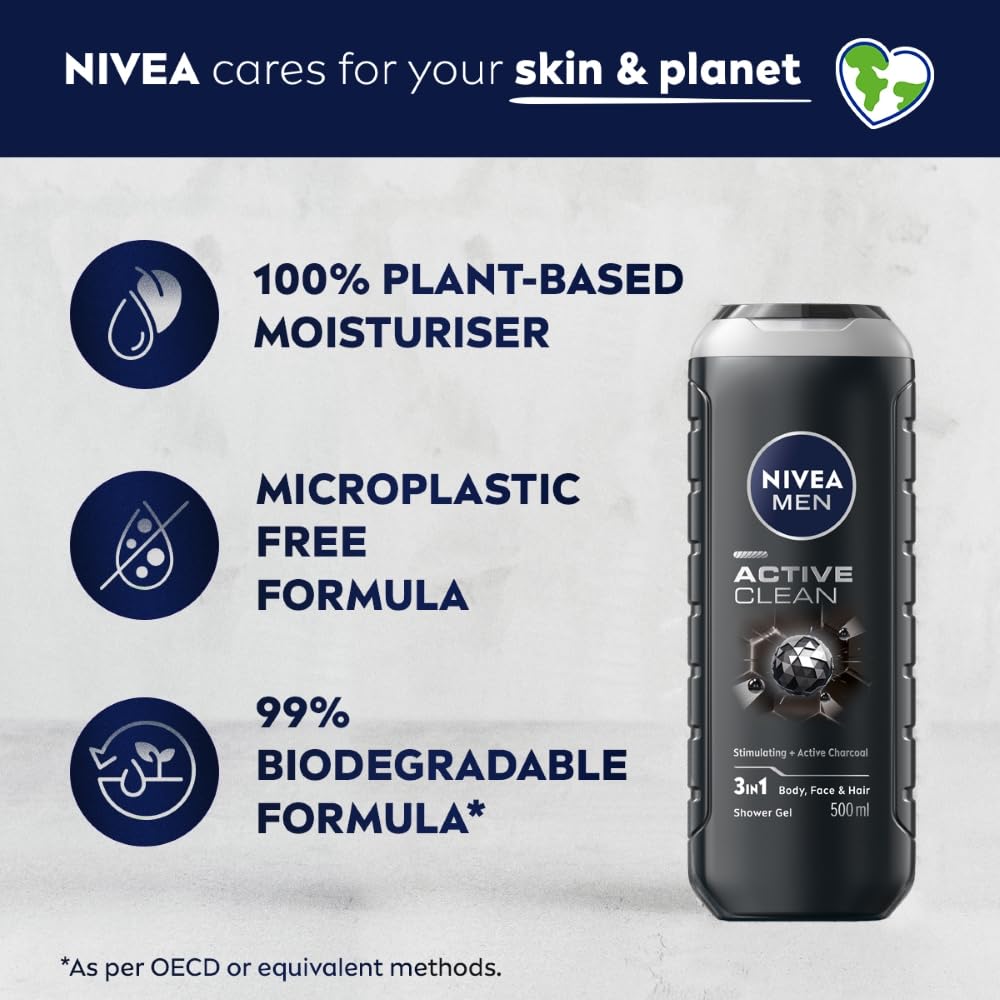 NIVEA MEN Active Clean Shower Gel
