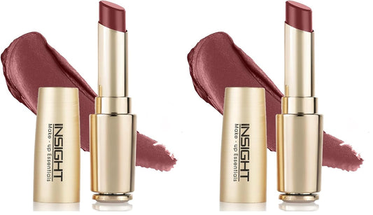 INSIGHT Air Whip Lipstick - Profit & Pearls| Blurred Matte Finish | Air Whipped Mousse Texture | Ultra Lightweight, Buildable Pigment | Hydrating Long Wear Comfort - 3.75g (Pack of 2)