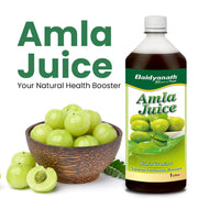 Baidyanath Amla & Aloe Vera Juice Combo 1L Each | Natural Vitamin C, Antioxidant & Enzyme Rich | Helps in Gut Health & Skin Nourishment | Vegan, GMP Certified & Preservative Free (Pack of 2)