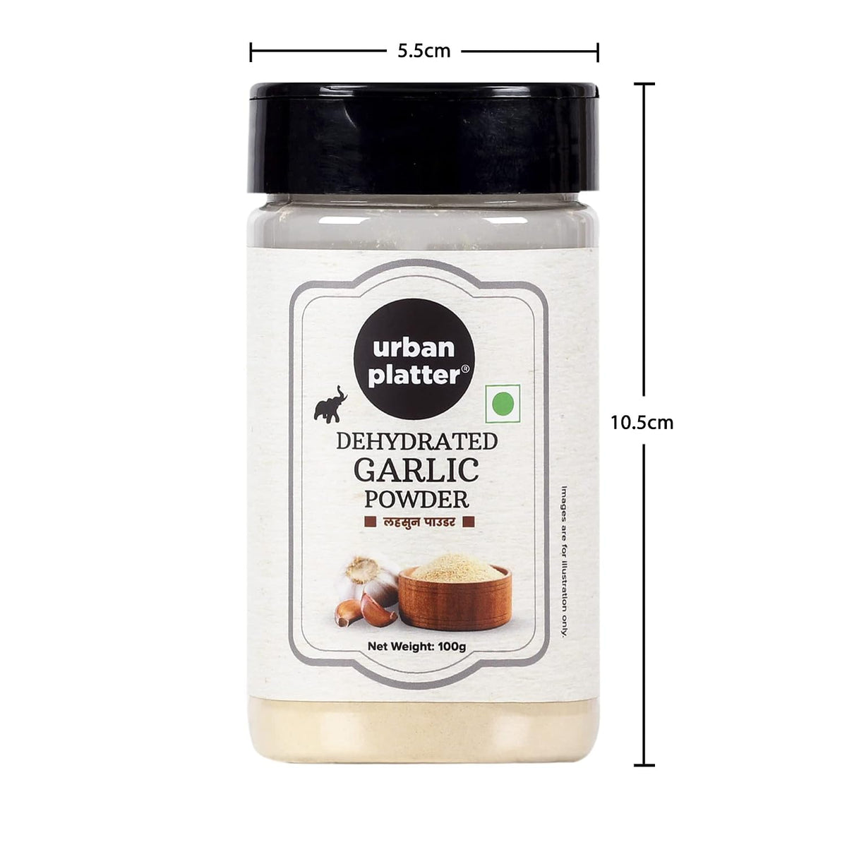 urban platter Dehydrated Garlic Powder, 100 Gram (Ready To Use, Instant Garlic Flavour, Additive Free, All Natural And Free Flowing, Lehsun Powder)