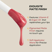 INSIGHT Professional Long Lasting Lip Color (Super Women) | Pigmented Matte Finish | Comfortable All Day Wear | Non Transferable | Enriched with Argan Oil & Vitamin E - (6g)