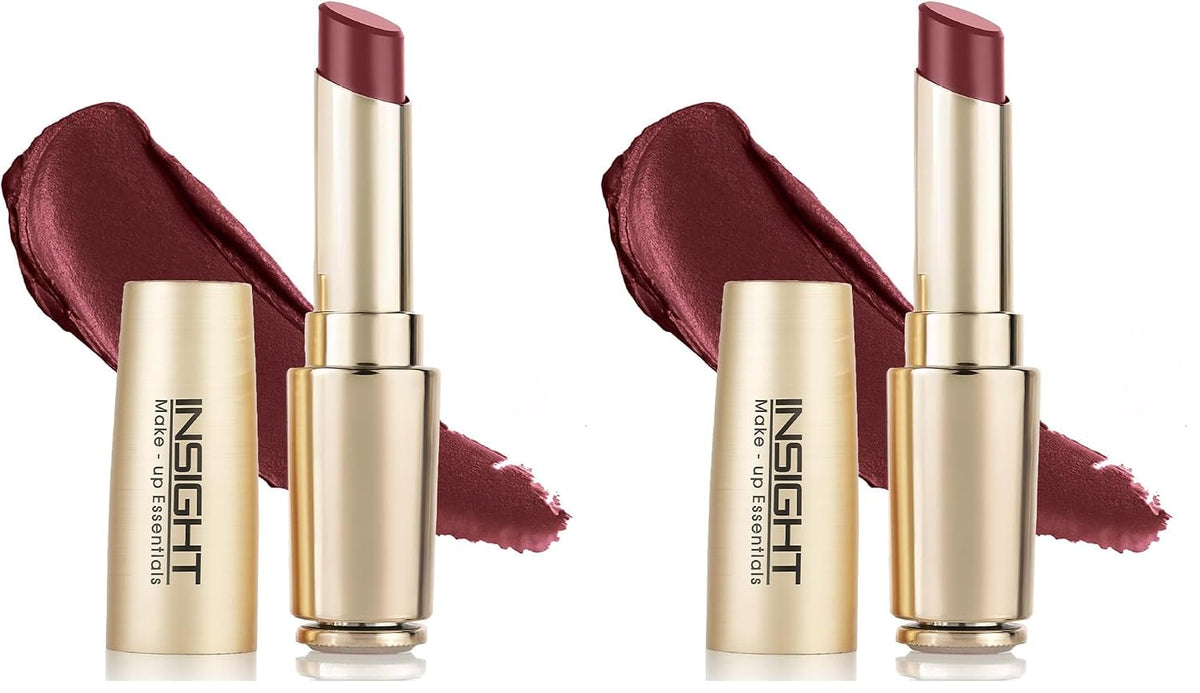 INSIGHT Air Whip Lipstick - Billionaire Rouge| Blurred Matte Finish | Air Whipped Mousse Texture | Ultra Lightweight, Buildable Pigment | Hydrating Long Wear Comfort - 3.75g (Pack of 2)