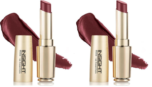 INSIGHT Air Whip Lipstick - Billionaire Rouge| Blurred Matte Finish | Air Whipped Mousse Texture | Ultra Lightweight, Buildable Pigment | Hydrating Long Wear Comfort - 3.75g (Pack of 2)
