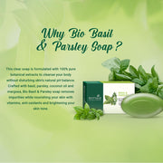 Biotique Basil & Parsley revitalizing Bathing Bar 150g x 3