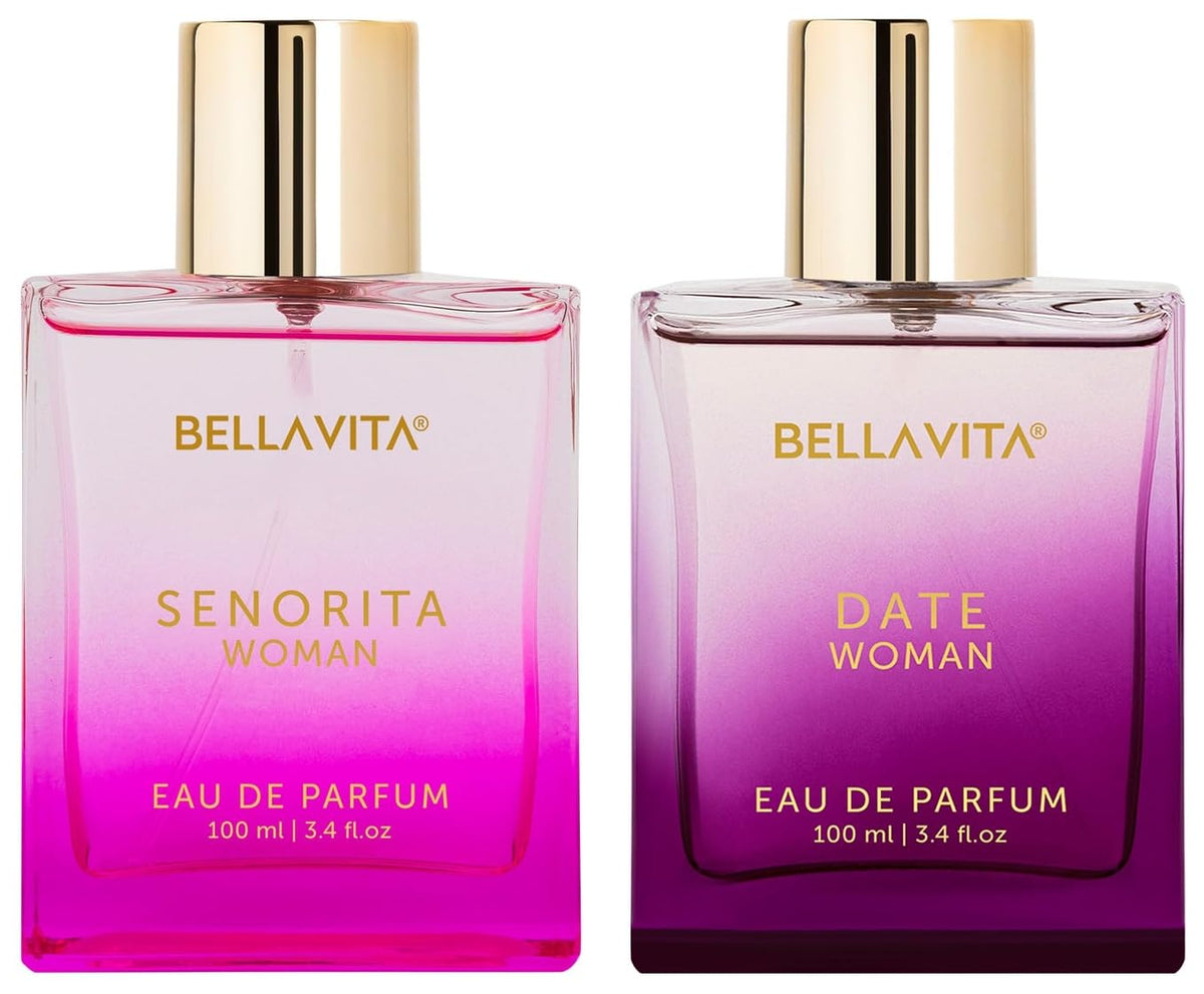 Bella Vita Luxury Women Date Woman Musky Liquid Eau De Parfum Senorita Woman Edp, 100 Ml,Purple