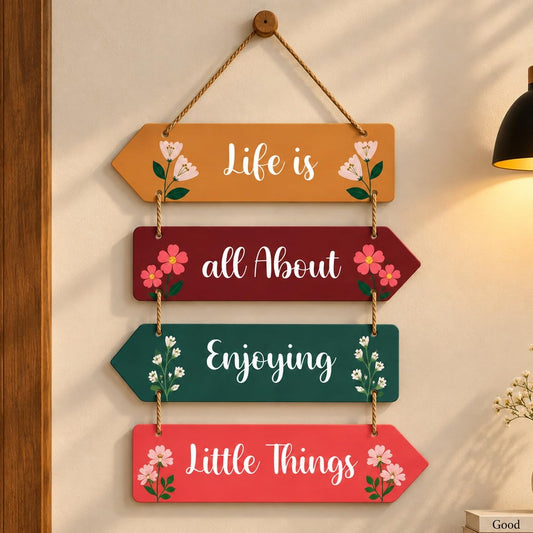 Artvibes Motivational Quotes Decorative Art | Quotes Decor Item | Craft For Everyone | Motivational Room Decor | Wall Accent | Graphic Art | Gift Items | Office Wall Decoration Items (WH_4404N)