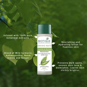 Biotique Morning Nectar Flawless Skin Moisturizer Cream | Prevents Dark Spots, Blackheads And Blemishes | Visibly Flawless Skin | Nourishes And Hydrates Skin| All Skin Types | 120Ml (Pack of 4)