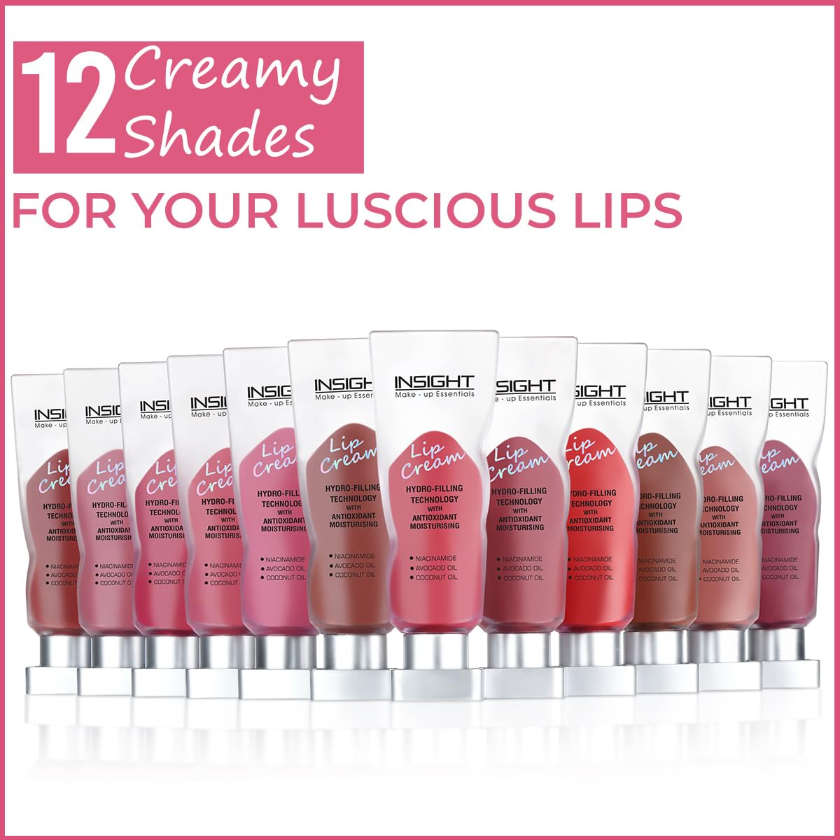 INSIGHT Lip Cream - Hera| Long Lasting | Easy to Wear | Non-Sticky & Transferproof | Liquid Matte Formula | 16 Hr Wear | Infused with Avocado, Coconut Oil & Niacinamide - 5g