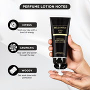 Bella Vita Luxury Intense CEO Man Body Perfume Lotion for Nourishing, Hydrating, Soft, Supple & Healthy Skin with Argan Oil & Shea Butter 200 Ml