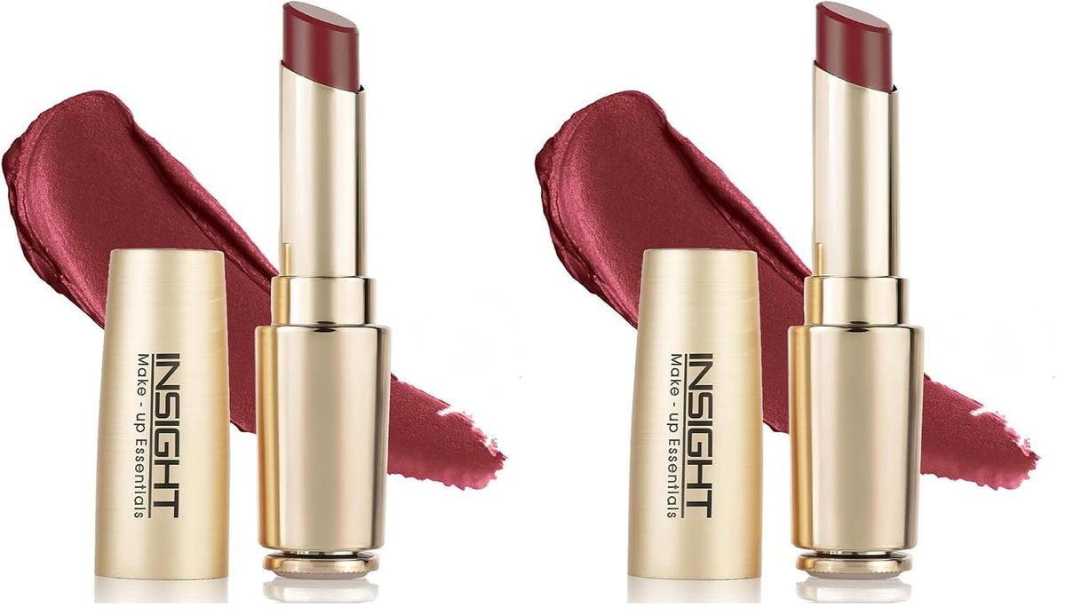INSIGHT Air Whip Lipstick - Executive Glow| Blurred Matte Finish | Air Whipped Mousse Texture | Ultra Lightweight, Buildable Pigment | Hydrating Long Wear Comfort - 3.75g (Pack of 2)