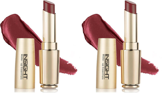 INSIGHT Air Whip Lipstick - Executive Glow| Blurred Matte Finish | Air Whipped Mousse Texture | Ultra Lightweight, Buildable Pigment | Hydrating Long Wear Comfort - 3.75g (Pack of 2)
