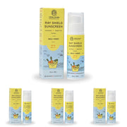 Little Rituals Baby Sunscreen for Kids 0-15 Yrs SPF 50 PA++++ Organic & Natural Lotion, UVA UVB IR, Blue Light, Wifi Radiation, Protection, Hypoallergenic, SWISS Tech, Daily Use Sunblock - 30gm