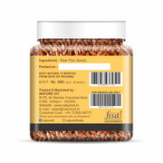 NatureVit Raw Flax Seeds 250g | Alsi Seeds | Fibre Rich | Flax Seeds for Hair Growth | Seeds for Eating