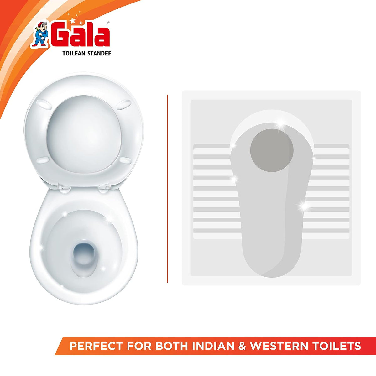 Gala 132818 Toilean Toilet Brush