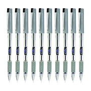Linc 0.55mm Executive SL-500 Gel Pen | Water-Proof Ink & Textured Grip (Black Ink, Pack of 10)