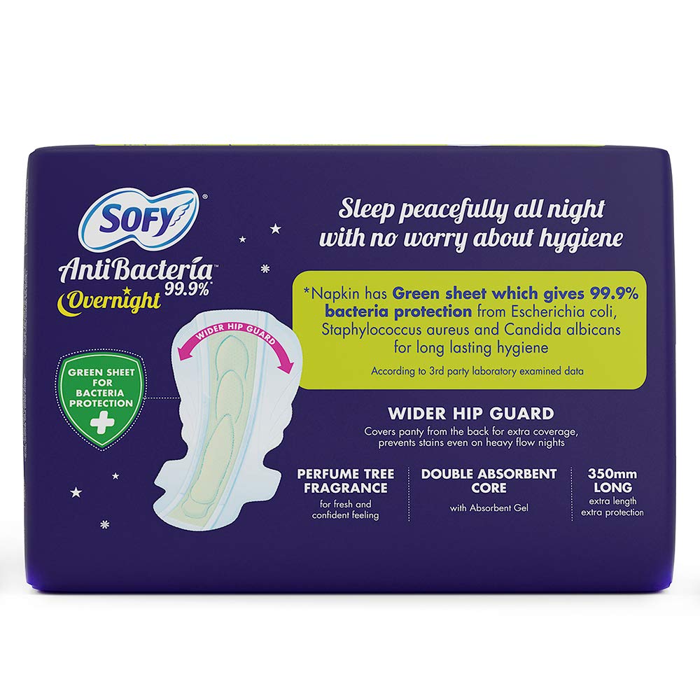 Sofy Anti Bacteria Overnight Sanitary Pads - XXL (Pack of 40 Pads)