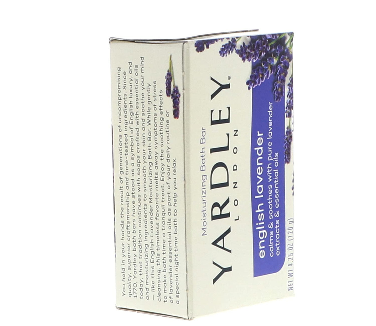 Yardley Bar Soap - English Lavender with Essential Oils, 4.25 oz Bar (Pack of 3)