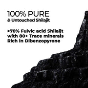 Zandu Shilajit/Shilajeet Gold Plus Capsules IBoosts Stamina, Strength & Energy in 28 Days | 20 Capsules I 100% Pure Himalayan Shilajit