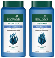 Biotique Ocean Kelp Anti Hair Fall Shampoo Intensive Hair Growth Therapy, 340ml (Pack of 2)