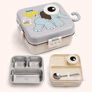 Toy Imagine Kids Stainless Steel Lunch Box, Elephant Grey