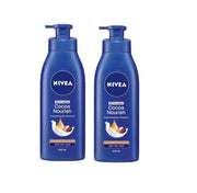 NIVEA Cocoa Nourish Oil in Lotion, 400 ml (Pack of 2)