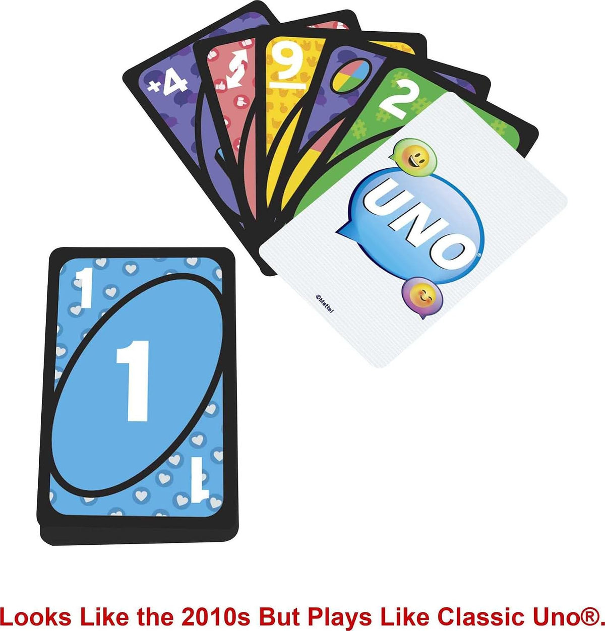 Mattel Games UNO Iconic 2010s Card Game, multicolor (GXV52)