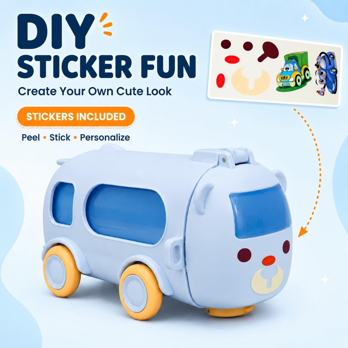 Toy Imagine Kids Water Bottle with Strap & Sipper
