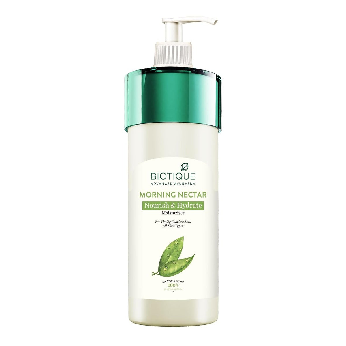 Biotique Lotion Morning Nectar Flawless Skin Moisturizer L Prevents Dark Spots, Blackheads, And Blemishes L Visibly Flawless Skin L Nourishes And Hydrates Skin L All Skin Types L 800Ml