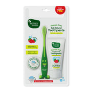Mother Sparsh Natural Toothpaste for Kids-50g, Strawberry | Strengthens Gums, Whitens Teeth | Preservative & Fluoride Free Baby Toothpaste | Anti Cavity + Enamel Care