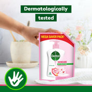 Dettol Liquid Handwash Refill - Skincare Moisturizing Hand Wash, 1350 ml, Pack of 2