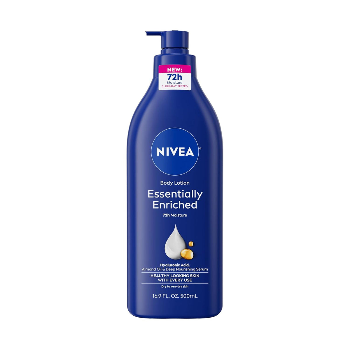 Nivea Essentially Enriched Daily Lotion for Dry to Very Dry Skin 500 ml(16.9 Fluid Ounce)