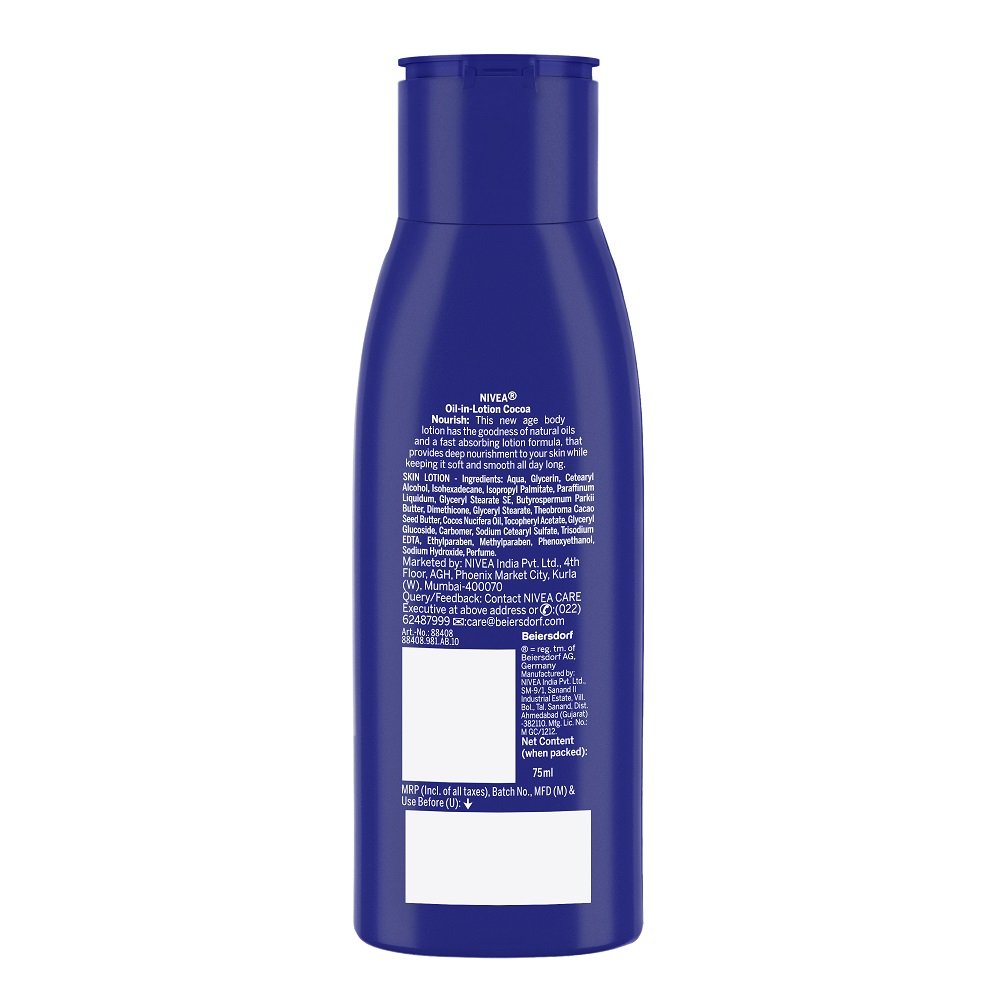 NIVEA Cocoa Nourish Body Lotion, 75ml