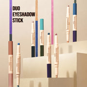 INSIGHT Duo Eyeshadow Stick- Charcoal Charm & Blush |Shimmery Finish | Long Lasting & Ultra Smooth | Waterproof & Crease-Proof | Highly Pigmented (2gm)