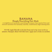 Biotique Banana Deeply Nourishing Hair Mask| Enriched with Natural Banana Extracts | Helps Strengthen, Hydrate & Smooth Normal to Dry Hair | Reduces Frizz, Breakage & Dryness | 175g (Pack of 1)