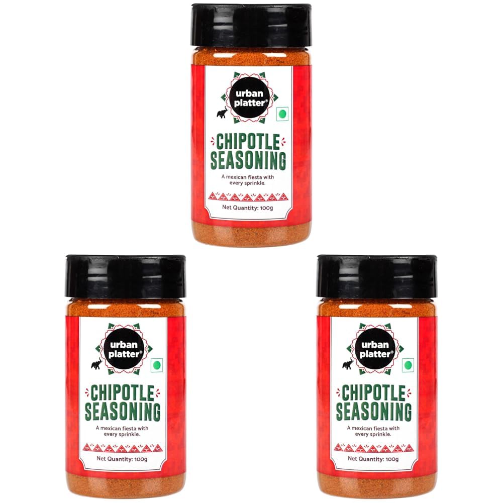 Urban Platter Mexican Chipotle Seasoning, 100g (Authentic Mexican Style Seasoning for Fries, Appetizers, dips and More) (Pack of 3)