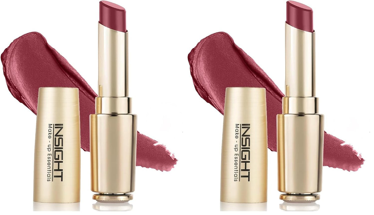 INSIGHT Air Whip Lipstick - Lavish Routine| Blurred Matte Finish | Air Whipped Mousse Texture | Ultra Lightweight, Buildable Pigment | Hydrating Long Wear Comfort - 3.75g (Pack of 2)