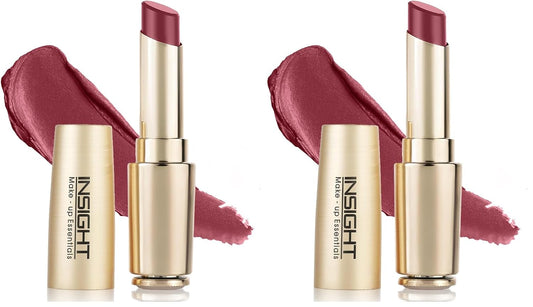 INSIGHT Air Whip Lipstick - Lavish Routine| Blurred Matte Finish | Air Whipped Mousse Texture | Ultra Lightweight, Buildable Pigment | Hydrating Long Wear Comfort - 3.75g (Pack of 2)