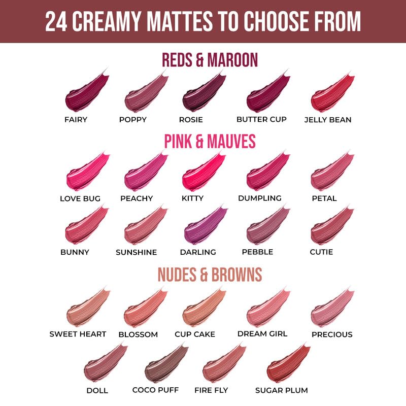 INSIGHT Crème Matte Mousse | Velvety Texture | Soft Matte Finish | Infused with Squalane | Lightweight & Long-Lasting Formula | Doll - 6.5 g