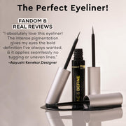INSIGHT Professional Line & Define Eyeliner - 5g | Intensely Pigmented | Quick Drying | Long Lasting | Smudgeproof | Waterproof | Rub-resistant Formula (Pack of 2)