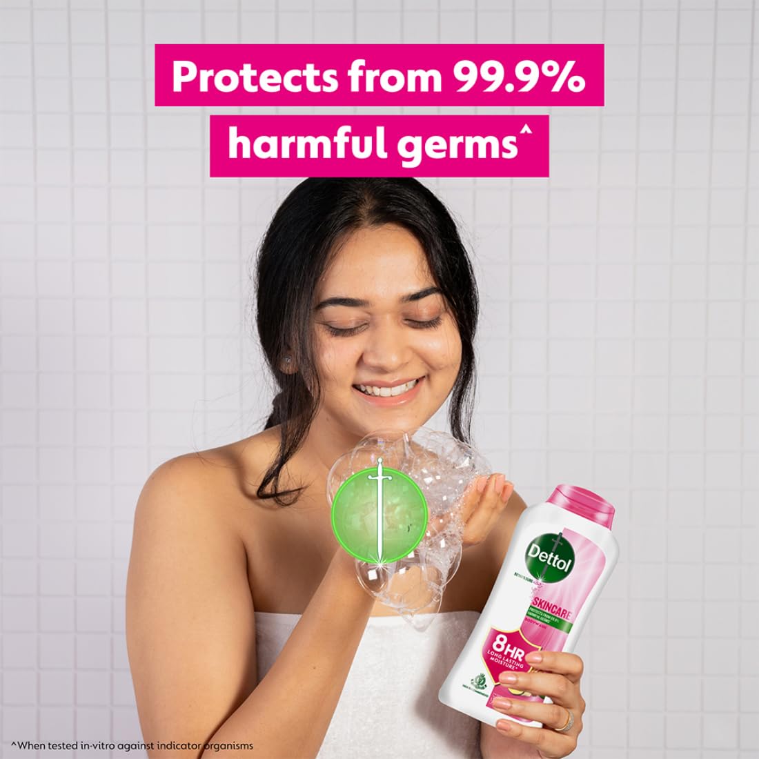 Dettol Body Wash and Shower Gel for Women and Men, Skincare- 250ml (Pack of 2) | Soap-Free Bodywash | 8h Moisturization