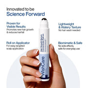 WishCare Hair Growth Serum Roll On For Scalp | 94% Saw New Hair Growth | Redensyl & Rosemary Oil | 100% Saw Hairfall Reduction | In-Vivo Tested | For Men & Women | 10ml