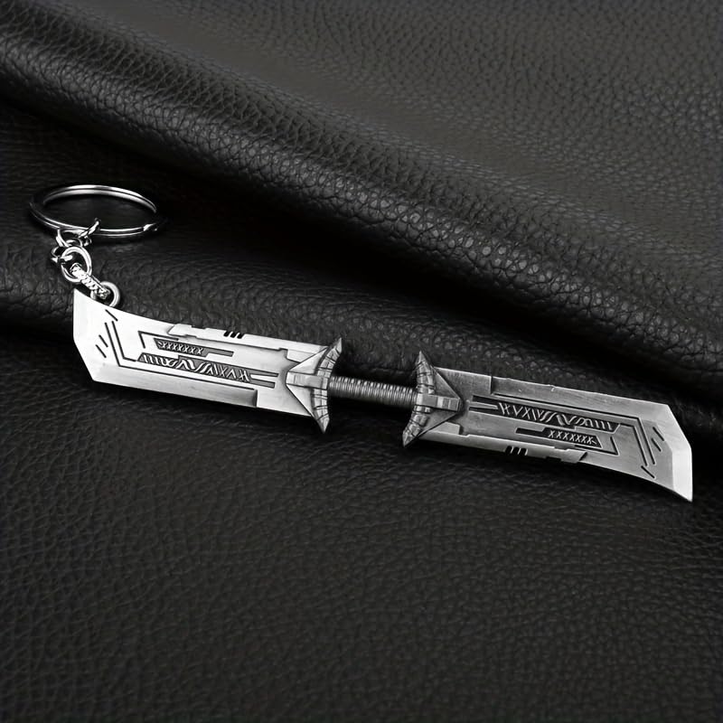 YaaNatural Yaa Catchy Avengers Thanos hand with all Infinity Stone Gauntlet and Double-Bladed Sword KeyChain Key ring best Gift for (Thanos Lovers) Keychains