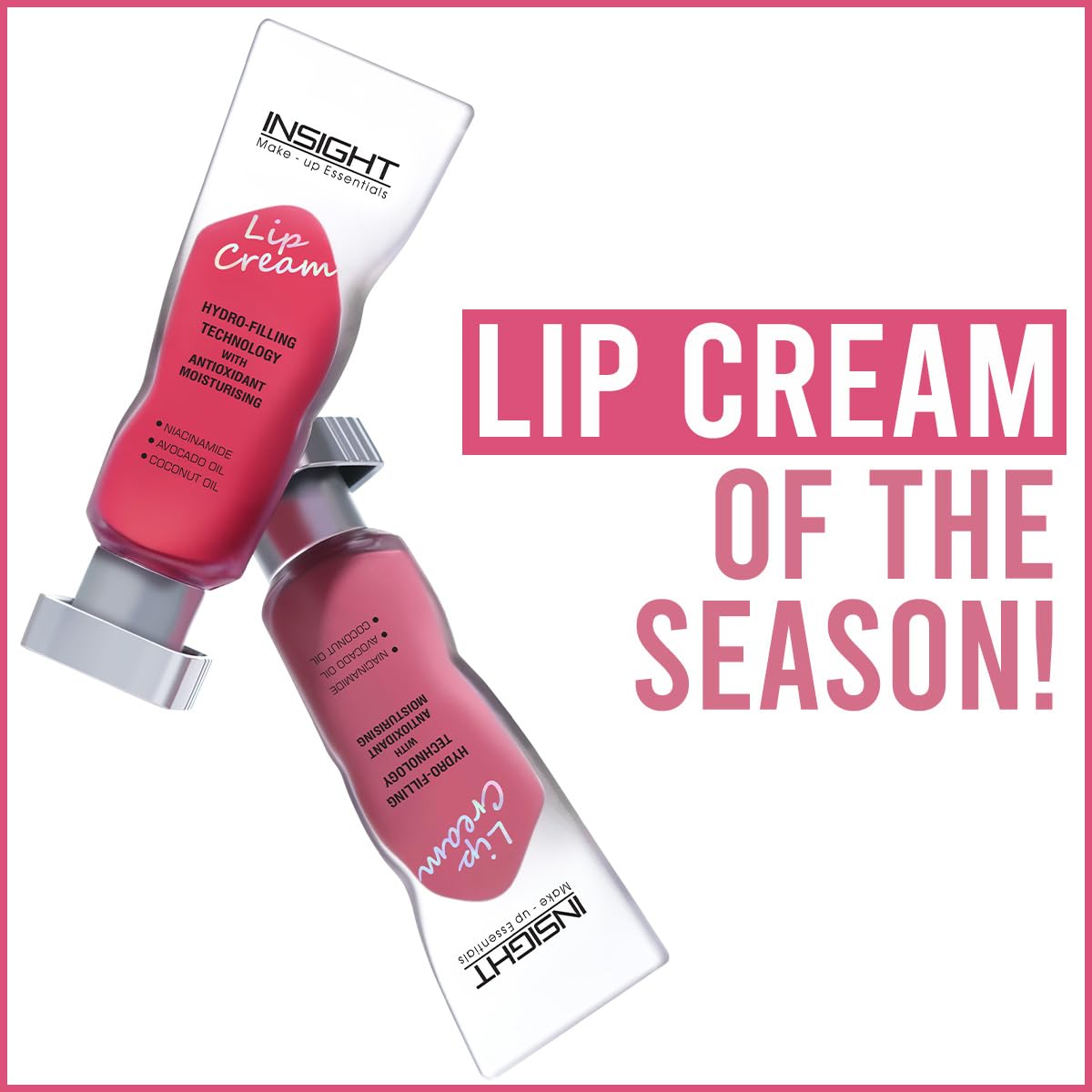 INSIGHT Lip Cream - Hera| Long Lasting | Easy to Wear | Non-Sticky & Transferproof | Liquid Matte Formula | 16 Hr Wear | Infused with Avocado, Coconut Oil & Niacinamide - 5g