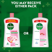 Dettol Liquid Handwash Bottle - Skincare Hand Wash- 875ml (Pack of 3) | pH Balanced | 10x Better Germ Protection