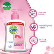Dettol Skincare Germ Protection Handwash Liquid Soap Pump, 250ml