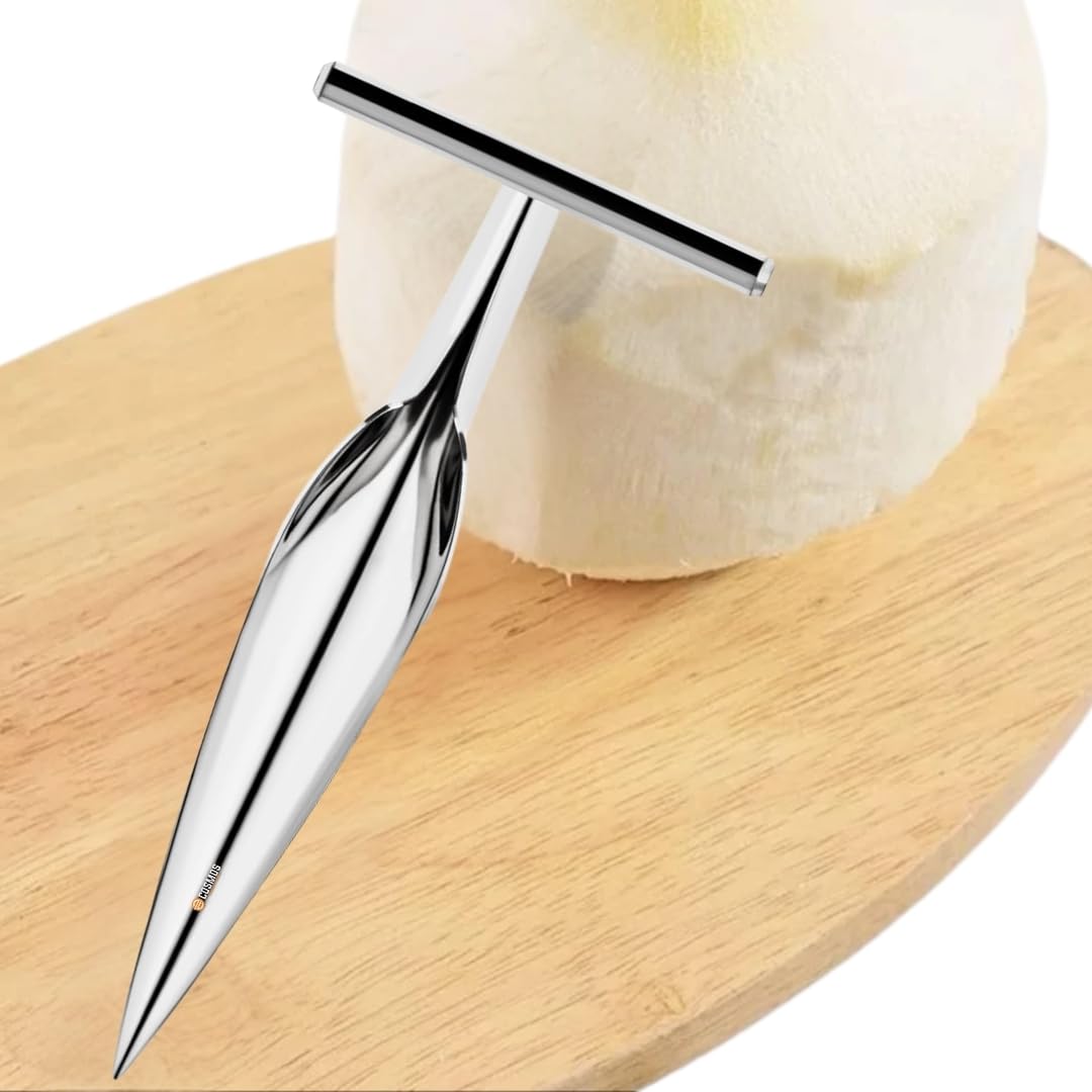 E-COSMOS® Stainless Steel Coconut Opener Tool, Coconut Driller, Coconut Opener Machine, Coconut Opener Knife, Coconut Water Opener