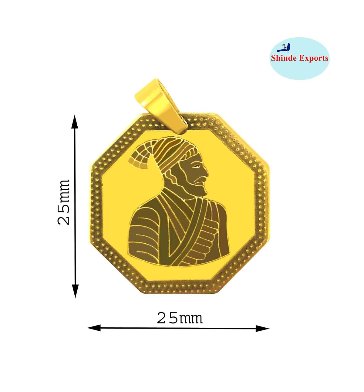 SHINDE EXPORTS Chatrapati Shivaji Maharaj Pendant/Locket