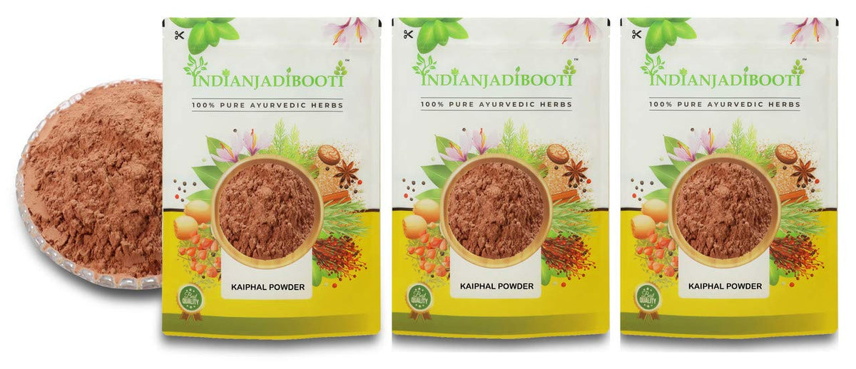 IndianJadiBooti Kaiphal Powder (Myrica esculenta/Myrica nagi) | Helps in Digestive wellness And Respiratory Comfort | 3 Packs of 900 Grams