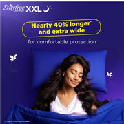 Stayfree Dry Max All Night Sanitary Pads – 42 Pads (Pack of 3 × 14) | Ultra‑Absorbent Overnight Protection | Extra Long | Comfortable Fit | Leak‑Lock Technology