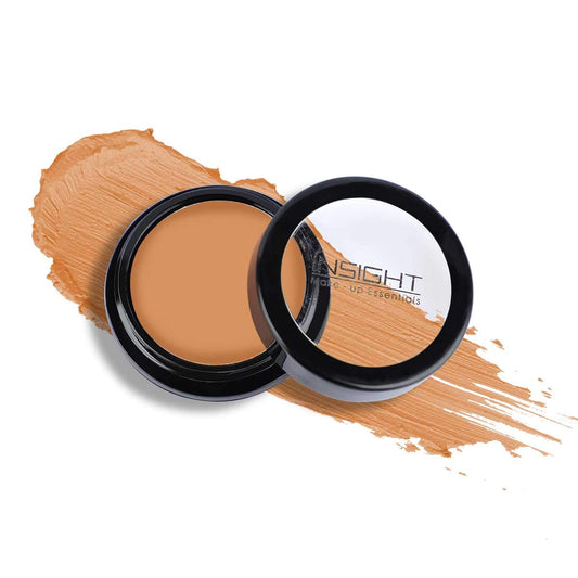 INSIGHT Professional Natural Matte Finish Full Coverage Makeup Acne Prone Skin Conceal, Correct, Contour Palette Cream - 04-Warm Beige & Non Transfer Lip Color, Matte Finish, 4ml - 03 Divine Wine